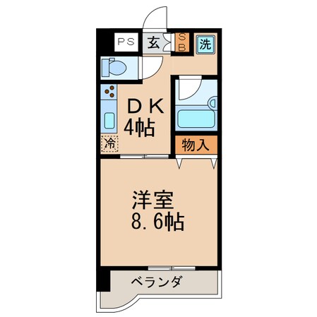 上星川駅 徒歩5分 2階の物件間取画像